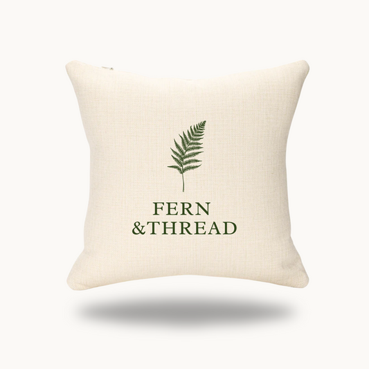 Fern & Thread Signature Linen Cushion