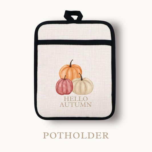 Autumn Pumpkins Potholder