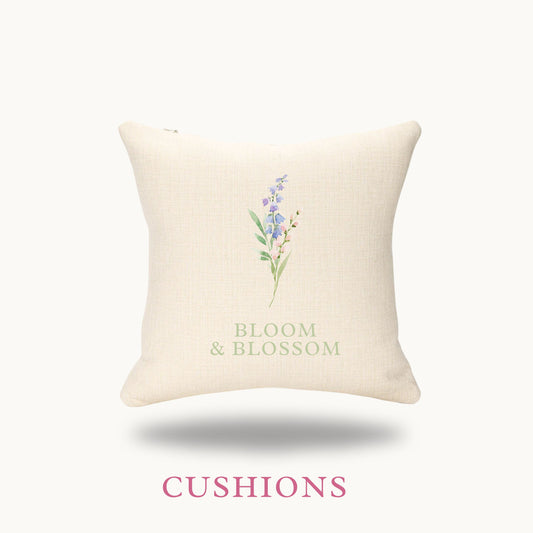 Bloom & Blossom - Linen Cushion