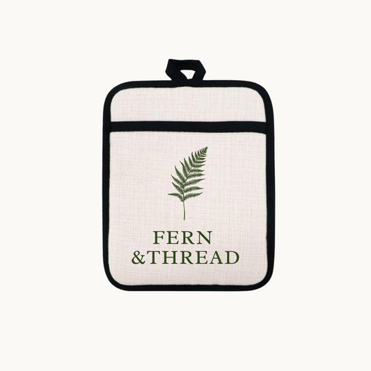 Fern & Thread Signature Potholder