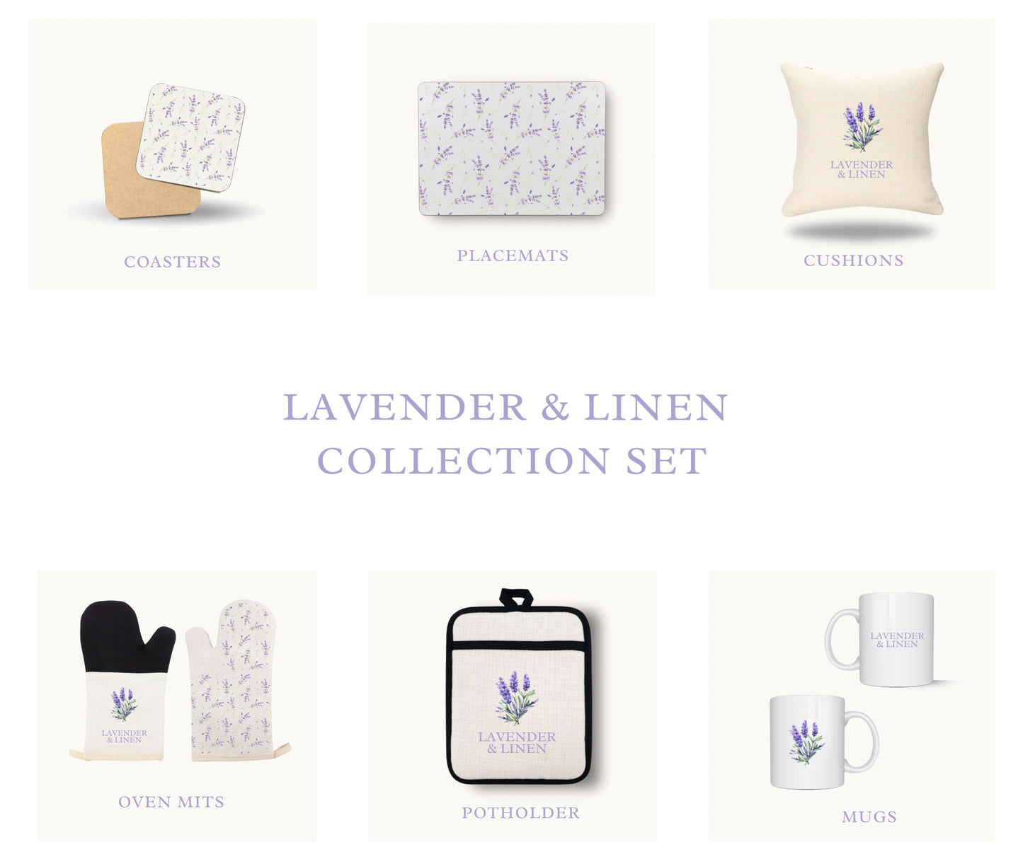 Lavender & Linen Styled Set