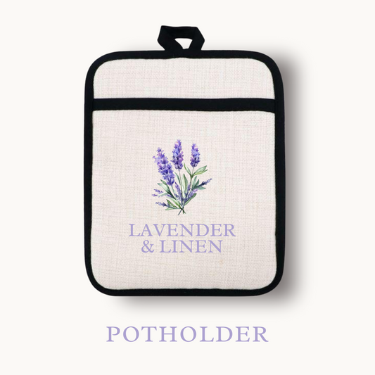 Lavender & Linen Potholder